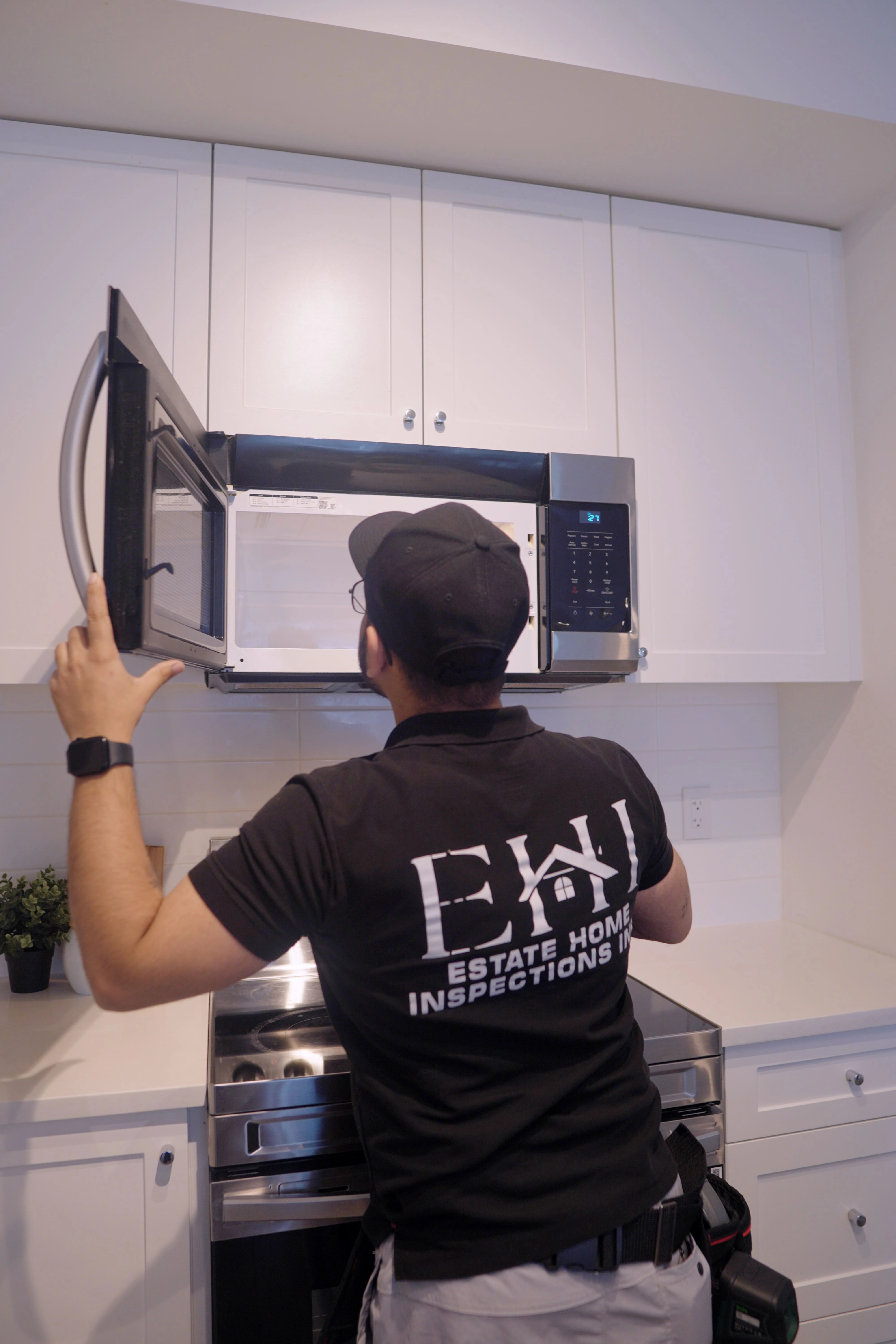 Home appliance inspection HVAC water heater