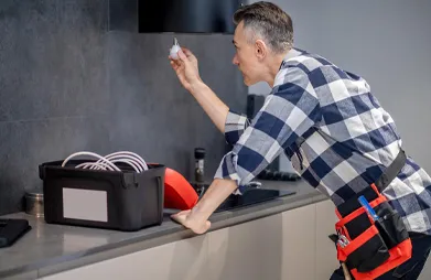 Home appliance inspection HVAC water heater